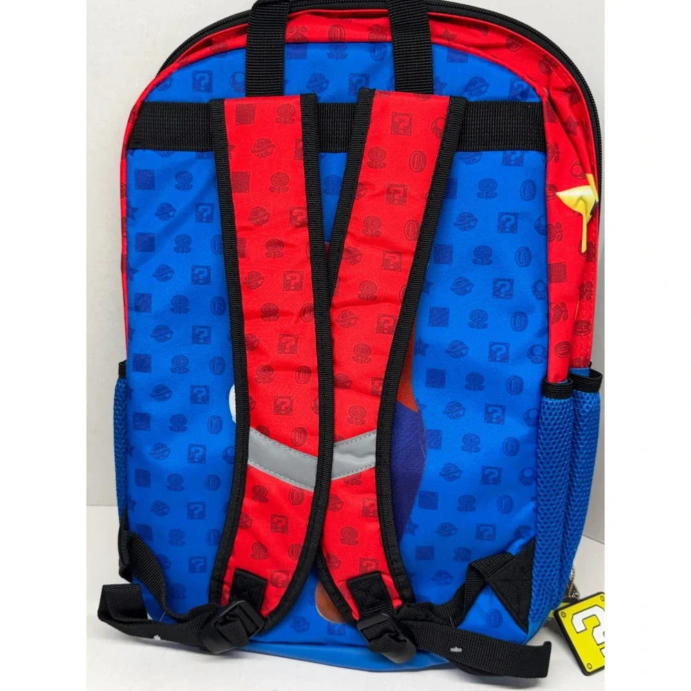 Nintendo Super Mario Luigi Yoshi 17 Inch Backpack Laptop Sleeve NWT
